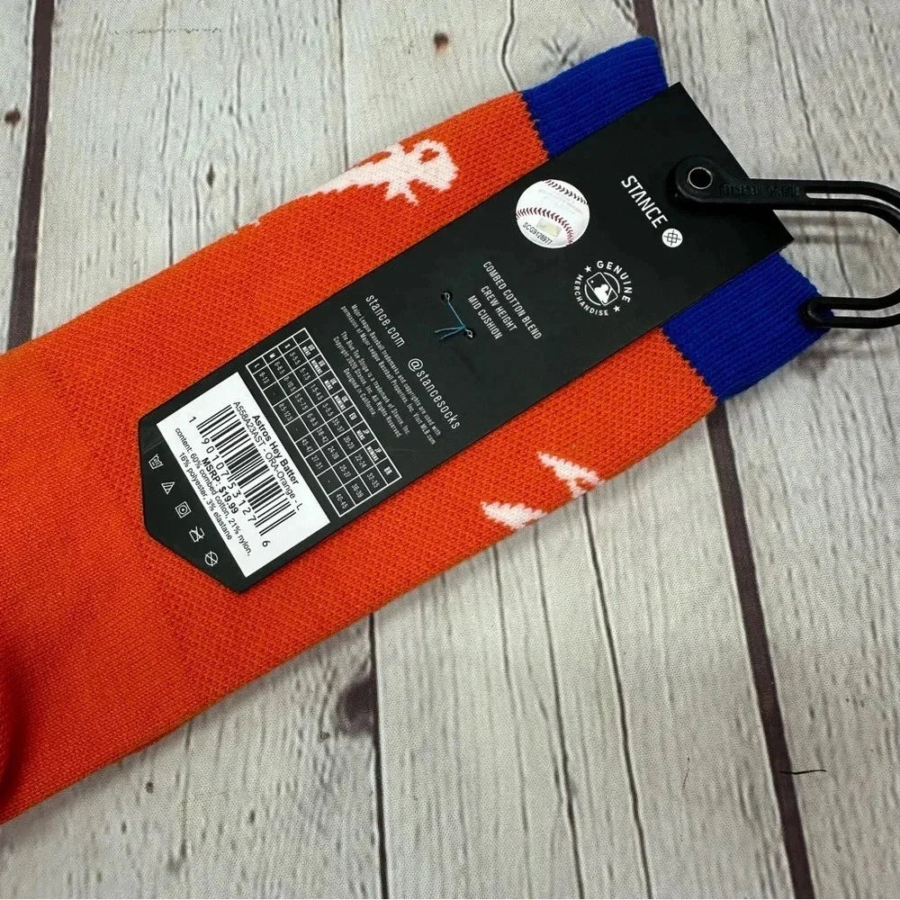 NWT stance houston astros baseball casual socks MLB hey batter